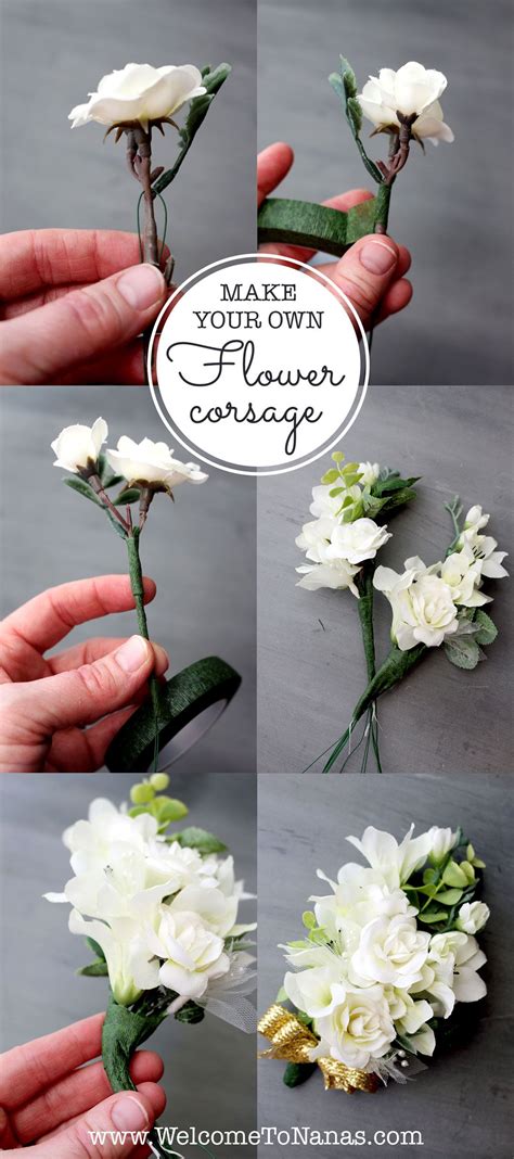 diy corsage wedding.